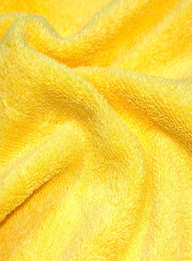 SHOWSTOPPER Microfiber Cleaning Cloth | 5 Pack | Kitchen Cleaning Cloths and Wipes | Dusting Cloth for Home Cleaning | Home Essentials Products | Kitchen Accessories Items for Home | Yellow | 40X40CM - Image 2